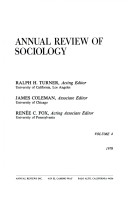 Book cover for Annual Review of Sociology