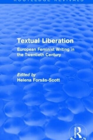 Cover of Textual Liberation (Routledge Revivals)