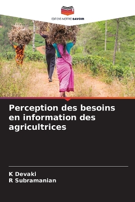 Book cover for Perception des besoins en information des agricultrices