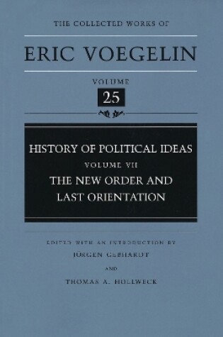 Cover of History of Political Ideas (CW25)