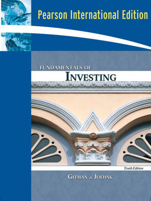 Book cover for Fundamentals of Investing:International Edition/MyFinanceLab 12-month Student Access Code Card