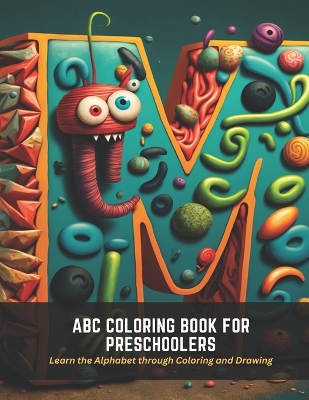 Book cover for ABC Coloring Book for Preschoolers