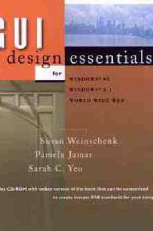 Cover of GUI Design Essentials for Windows NT/95, Internet/Intranets, UNIX, Macintosh