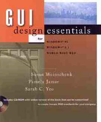 Book cover for GUI Design Essentials for Windows NT/95, Internet/Intranets, UNIX, Macintosh