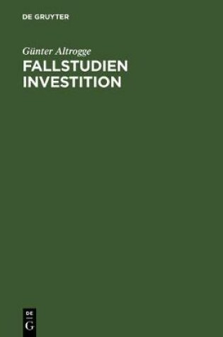 Cover of Fallstudien Investition