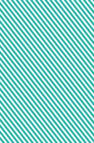 Cover of Turquoise Diagonal Stripes Notebook 8*10