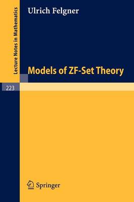 Cover of Models of ZF-Set Theory