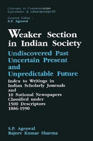 Cover of Weaker Section in Indian Society