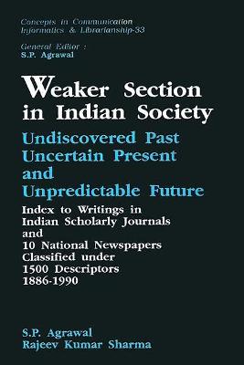 Book cover for Weaker Section in Indian Society