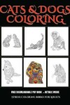 Book cover for Stress Coloring Books for Adults (Cats and Dogs)
