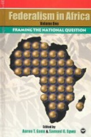 Cover of Federalism in Africa