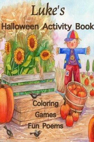 Cover of Luke's Halloween Activity Book