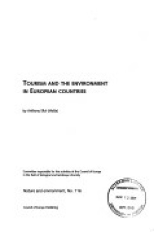 Cover of Tourism and the Environment in European Countries