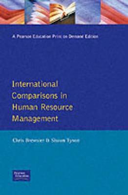 Book cover for International Comparisons In Human Resource Management