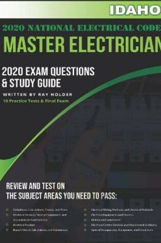 Cover of Idaho 2020 Master Electrician Exam Questions and Study Guide