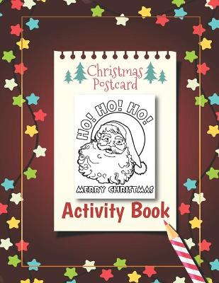 Book cover for Christmas Postcard Activity Book