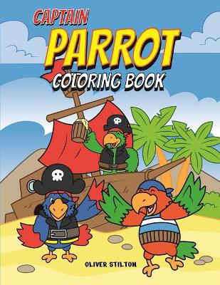 Book cover for Captain Parrot Coloring Book