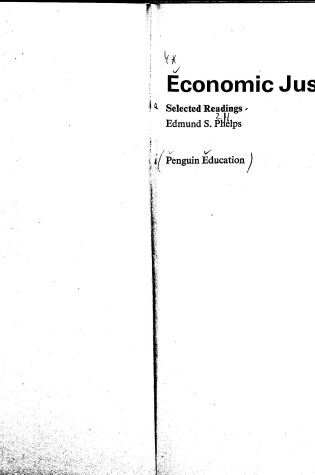 Cover of Economic Justice