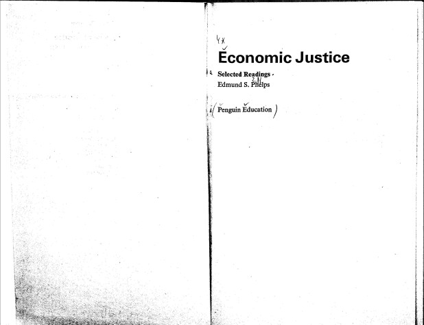 Book cover for Economic Justice