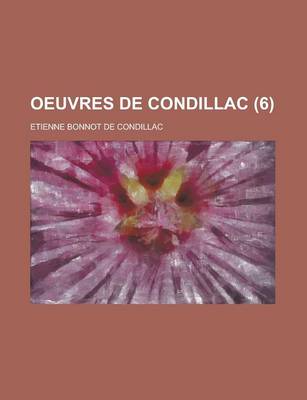 Book cover for Oeuvres de Condillac (6)