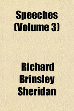 Cover of Speeches (Volume 3)