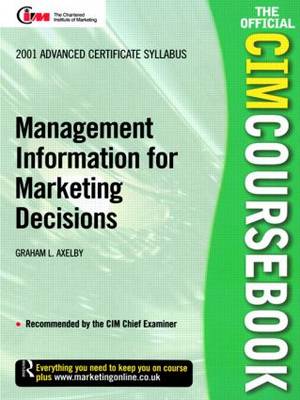 Cover of CIM Coursebook 01/02 Management Information for Marketing Decisions