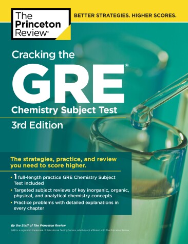 Cover of Cracking the GRE Chemistry Subject Test, 3rd Edition