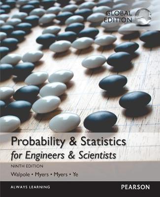 Book cover for Access Card -- MyStatLab with Pearson eText for Probability & Statistics for Engineers & Scientists, Global Edition