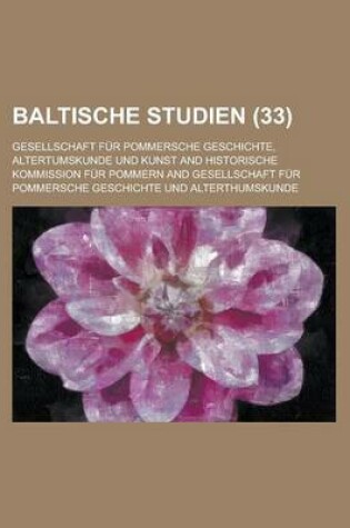 Cover of Baltische Studien (33 )