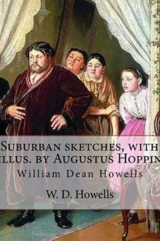 Cover of Suburban sketches, with illus. by Augustus Hoppin, By