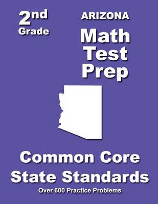 Book cover for Arizona 2nd Grade Math Test Prep