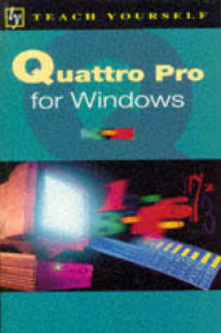 Cover of Quattro Pro for Windows