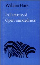 Cover of In Defence of Open-Mindedness