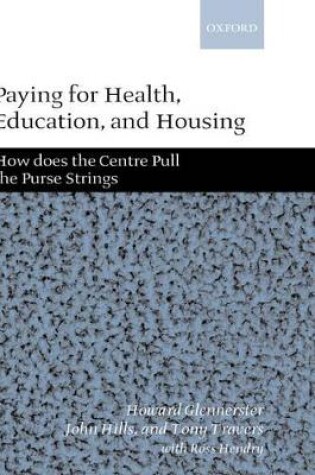 Cover of Paying for Health, Education, and Housing