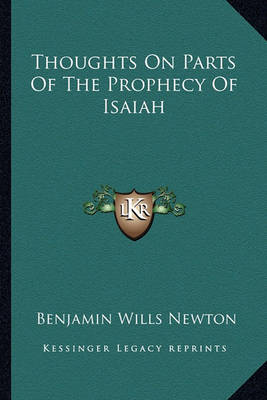 Book cover for Thoughts on Parts of the Prophecy of Isaiah