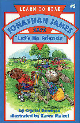 Book cover for Jonathan James Says, "Let's be Friends"