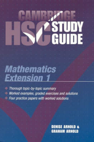 Cover of Cambridge HSC Mathematics Extension Study Guide
