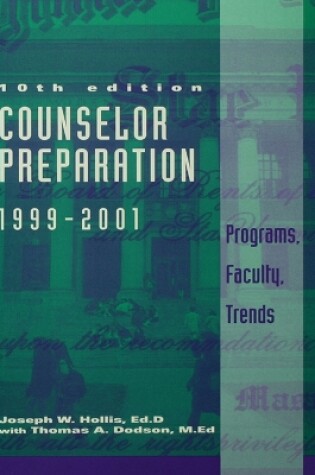 Cover of Counselor Preparation 1999-2001