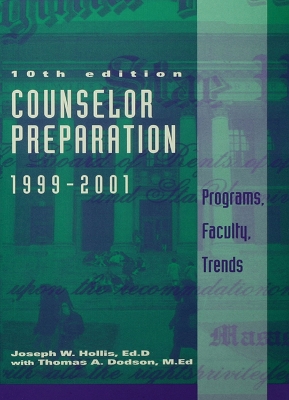 Book cover for Counselor Preparation 1999-2001