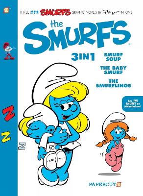 Book cover for The Smurfs 3-in-1 Vol. 5