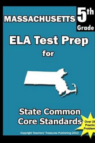 Cover of Massachusetts 5th Grade ELA Test Prep