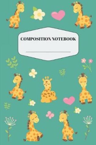 Cover of Giraffe Composition Notebook