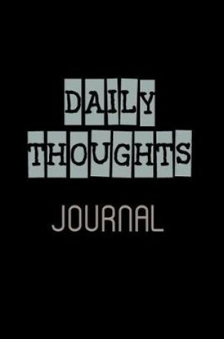 Cover of Daily Thoughts Journal