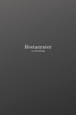 Book cover for Restaurator in Ausbildung