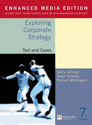 Book cover for Exploring Corporate Strategy Enhanced Media Edition Text and Cases 7th Edition with Onekey WebCT Access Card