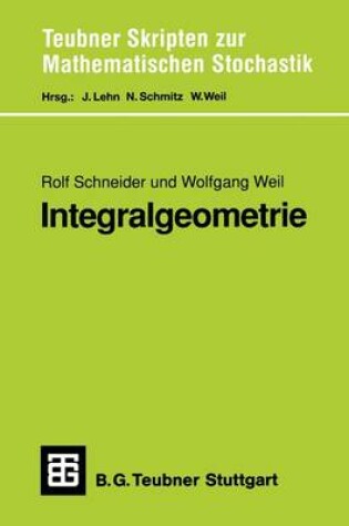 Cover of Integralgeometrie