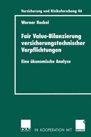 Cover of Fair Value-Bilanzierung versicherungstechnischer Verpflichtungen