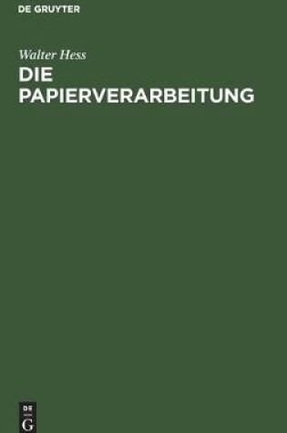 Cover of Die Papierverarbeitung