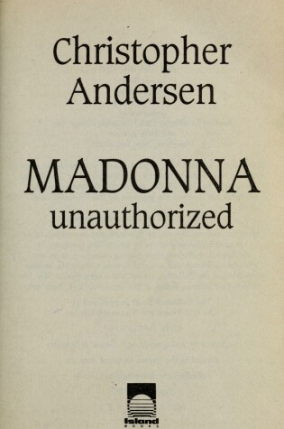 Cover of Madonna: Unauthorized