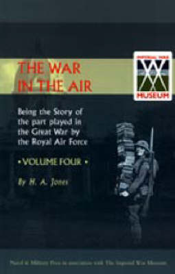 Book cover for War in the Air. Being the Story of the Part Played in the Great War by the Royal Air Force